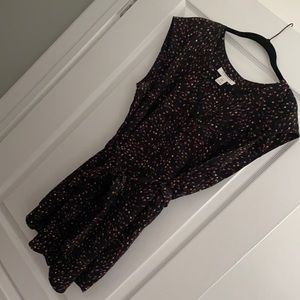 Mother hood maternity black floral blouse